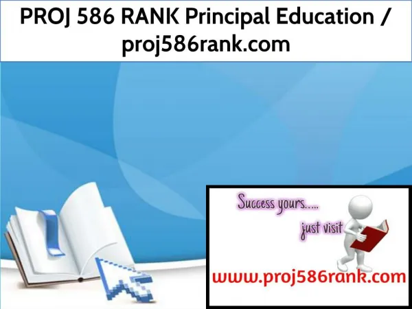 PROJ 586 RANK Principal Education / proj586rank.com