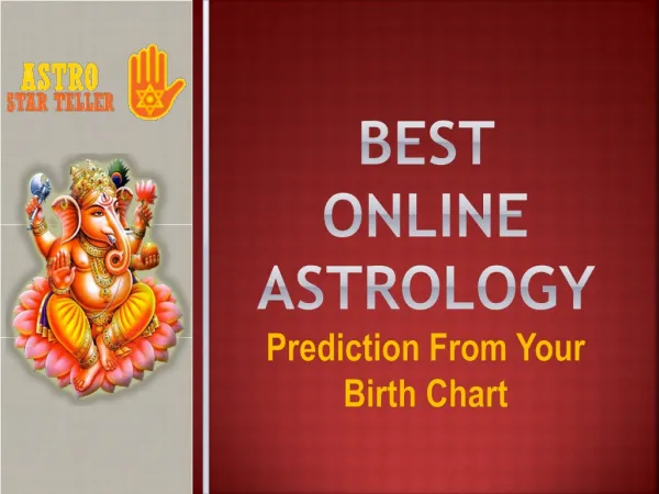 Best Online Astrology Prediction from your birth Information
