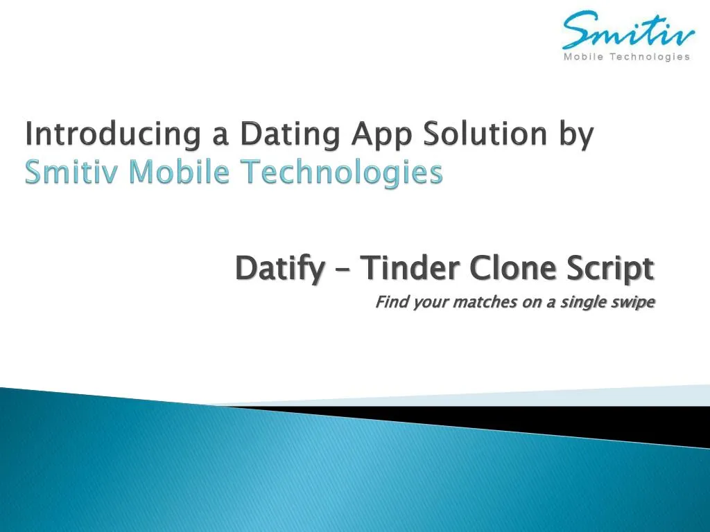 introducing a dating app solution by smitiv mobile technologies