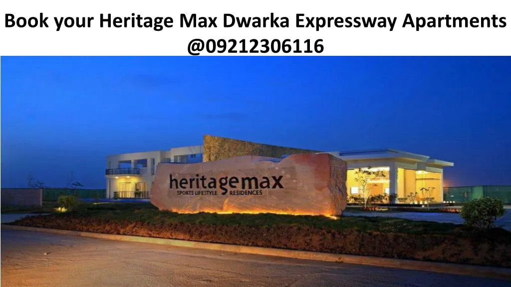 book your heritage max dwarka expressway