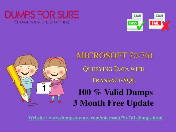 Free Verified Microsoft 70-761 Question and Answers
