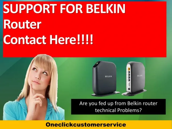 Belkin Technical Support Number