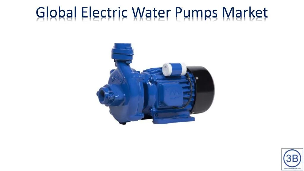 global electric water pumps market