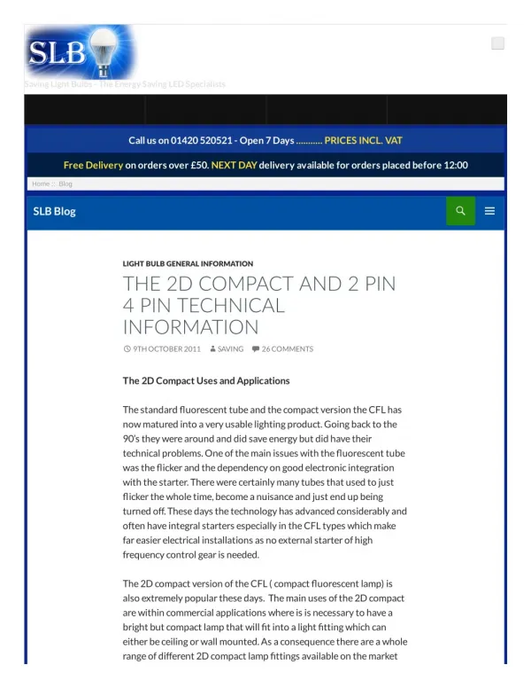 The 2 d compact and 2 pin 4 pin technical information