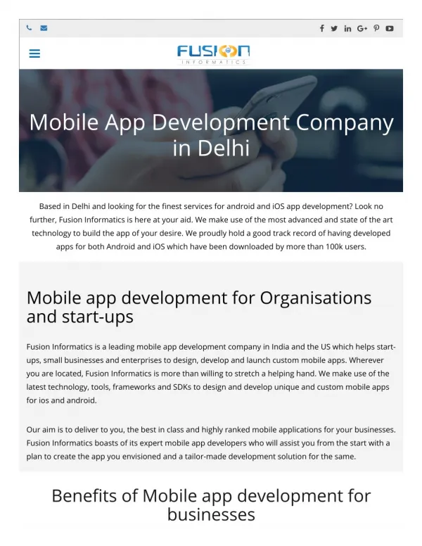 App Development Companies Delhi