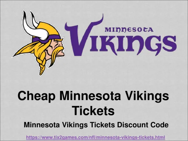 Cheap Minnesota Vikings 2018 Tickets | Minnesota Vikings Tickets Discount Coupon