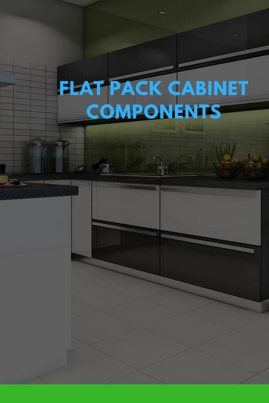 flat pack cabinet components