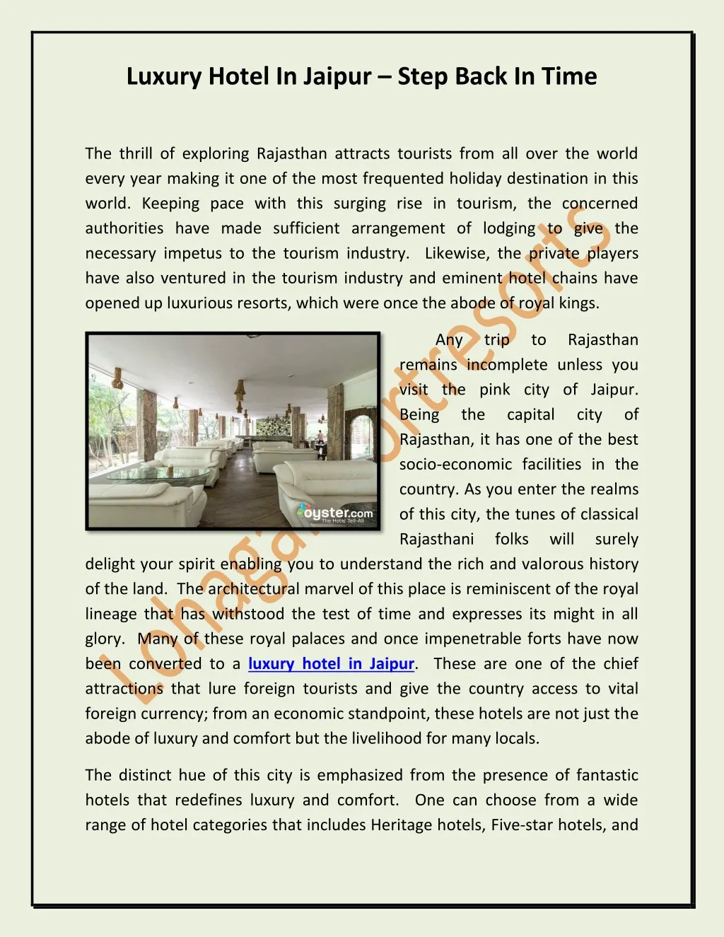 luxury hotel in jaipur step back in time
