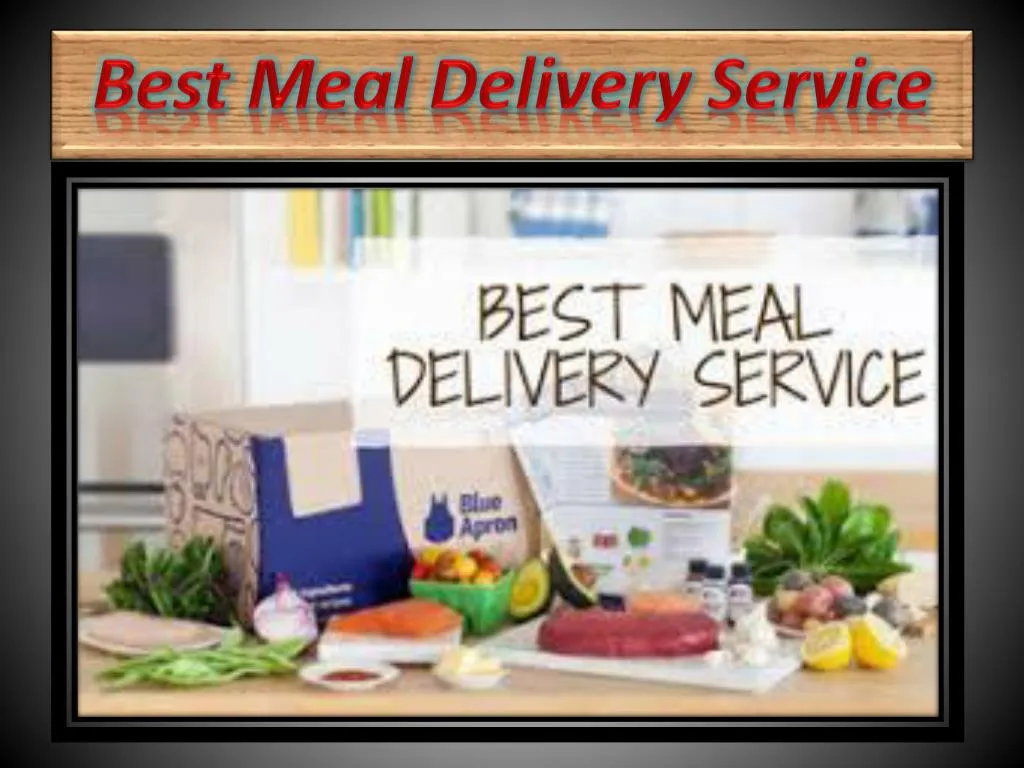 best meal delivery service