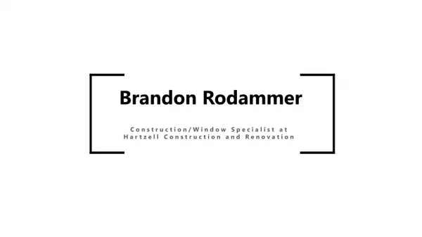 Brandon Lee Rodammer - Former General Manager at Cafe Vecino