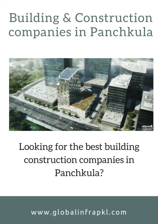 Building contractors in Panchkula