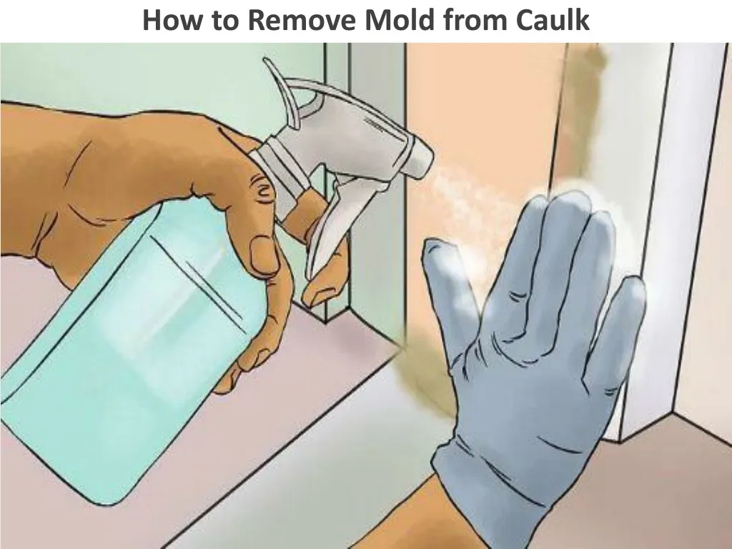 how to remove mold from caulk