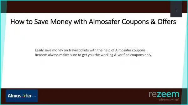 How to Use Almosafer Coupons, Offers