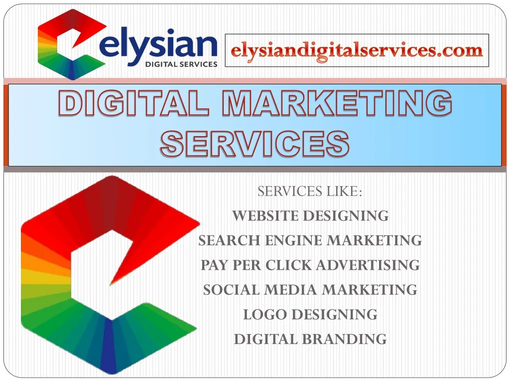 services like website designing search engine
