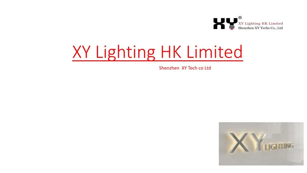 xy lighting hk limited