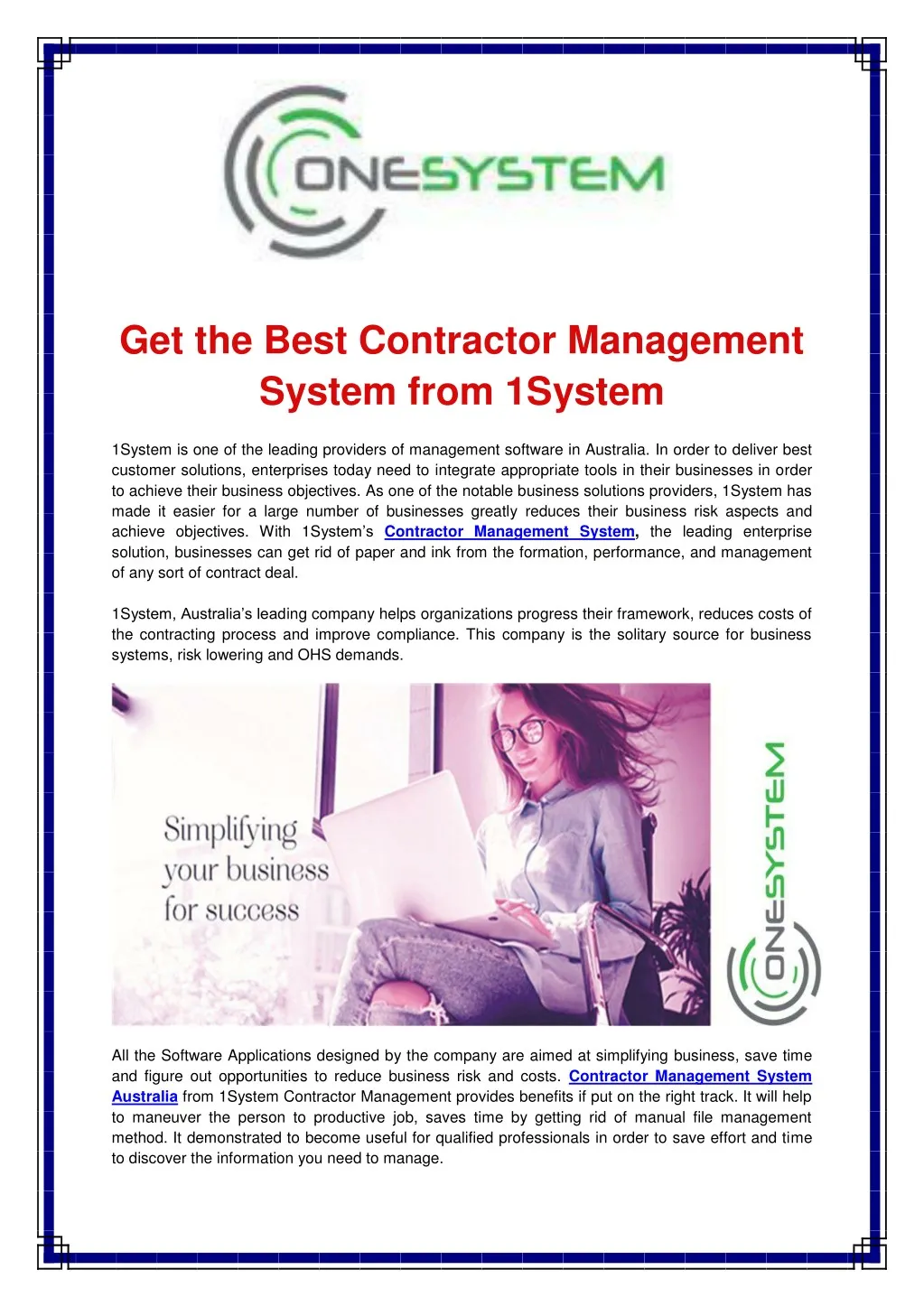 get the best contractor management system from