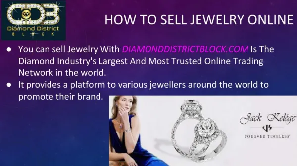 HOW TO SELL JEWELRY ONLINE