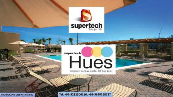 Supertech Hues in Sector 68 Gurgaon @9212306116