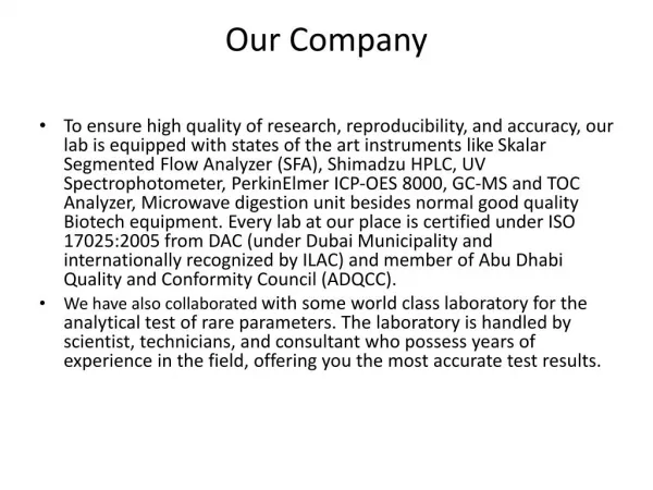 PSN Life Sciences, Laboratory in Dubai, Equipment Suppliers, Diagnostic & Analysis