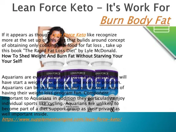 Lean Force Keto - Recovery Fast After Exercise