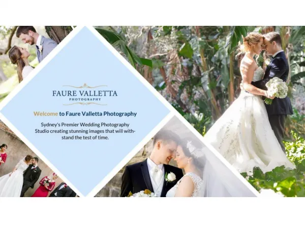 Photographer and Videographer in Sydney Hire at Faure Valletta Photography