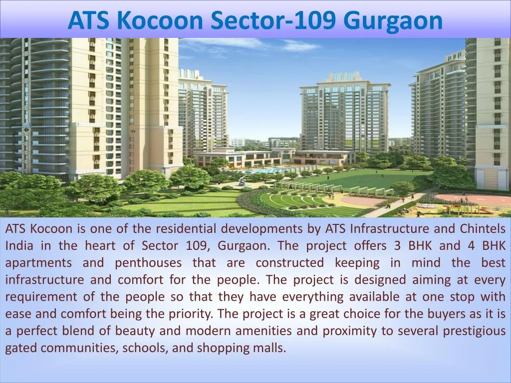 ats kocoon sector 109 gurgaon