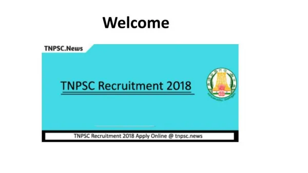 TNPSC Recruitment 2018 - Apply Online for Tamil Nadu PSC Jobs Here