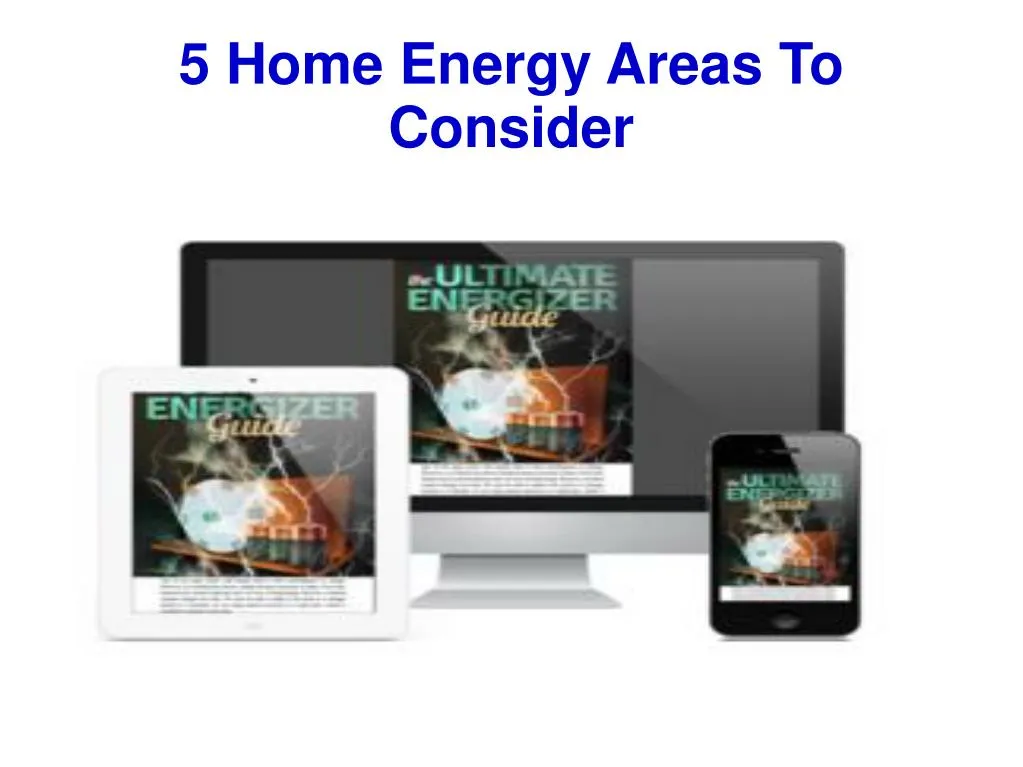 5 home energy areas to consider
