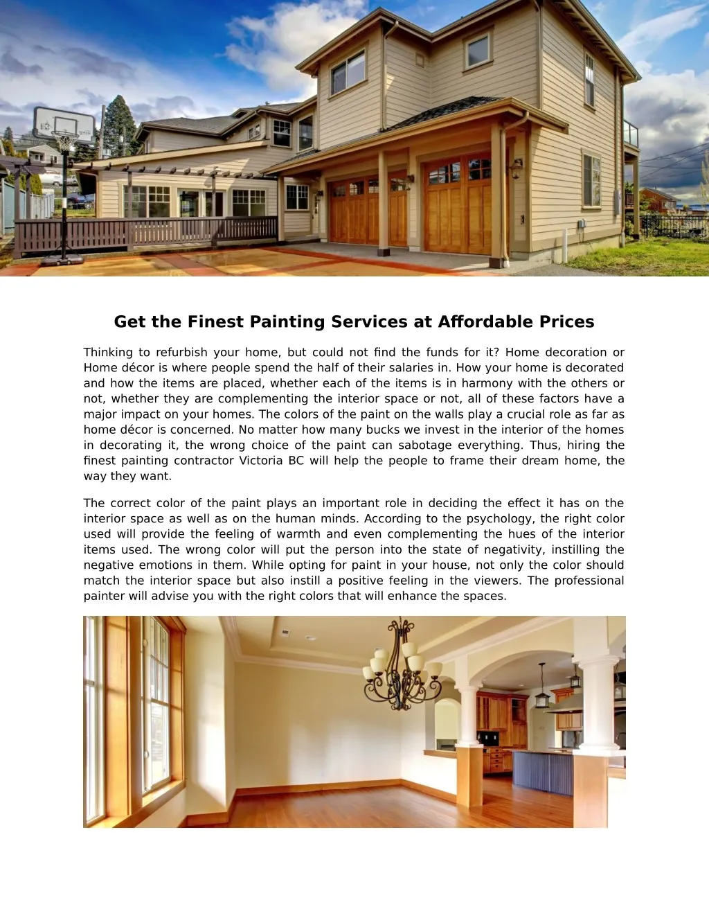 get the finest painting services at affordable