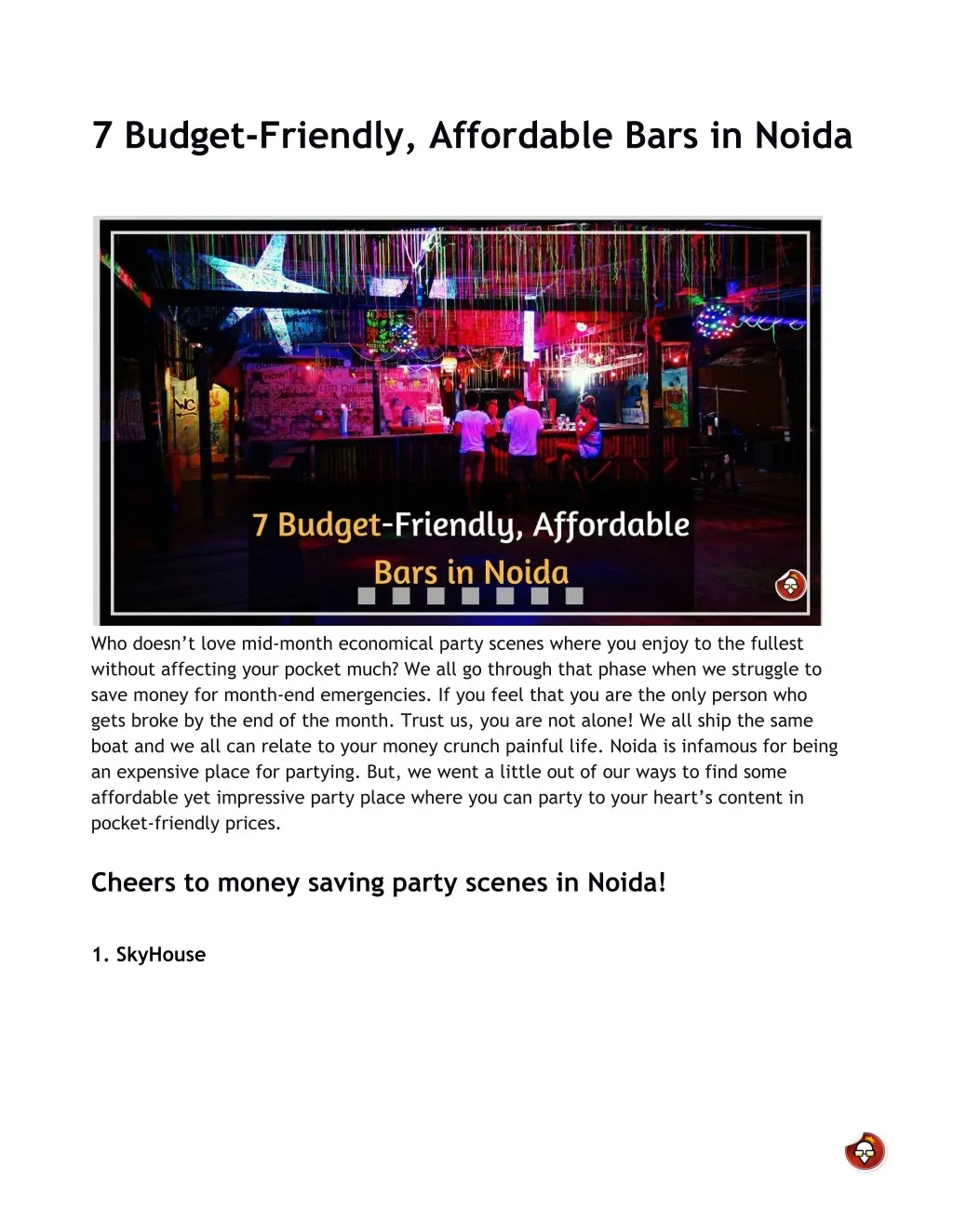 7 budget friendly affordable bars in noida