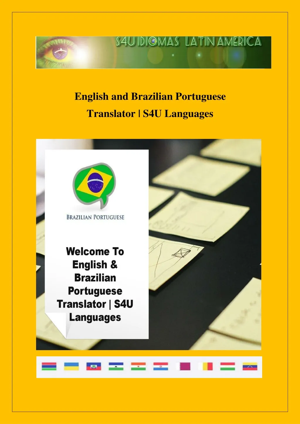 english and brazilian portuguese translator