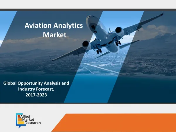 Aviation analytics market to Rise with a Notable Grow