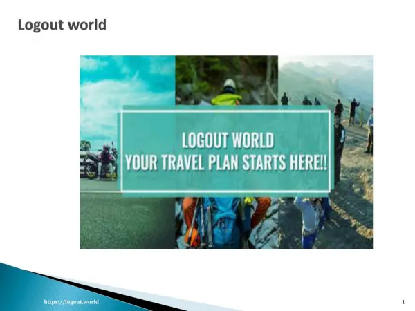 Your travel plan start here | Logout world | Places to visit in India | Tourist places in India