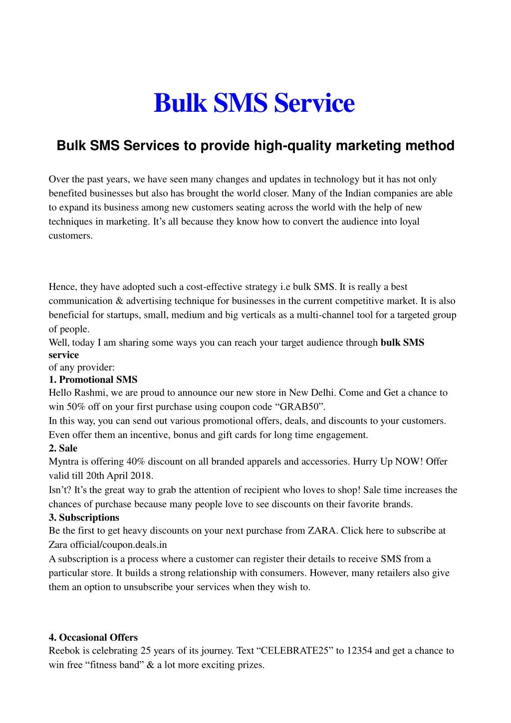 bulk sms service bulk sms services to provide