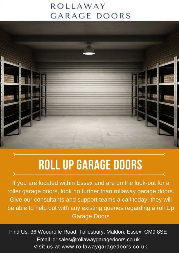 Roll Up Garage Door