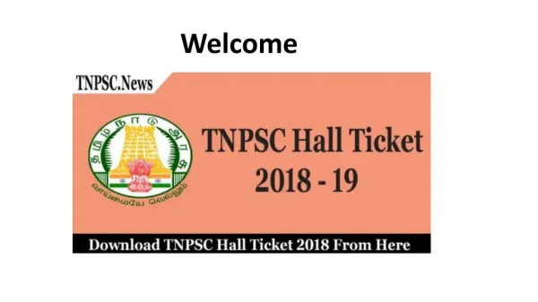 TNPSC Hall Ticket 2018 – 19 Download Tamil Nadu PSC Admit Card Here