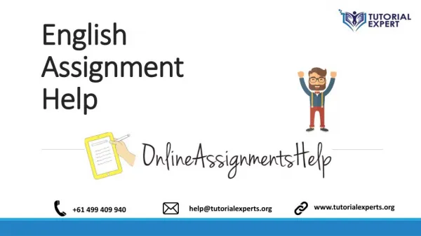 Online English assignment help