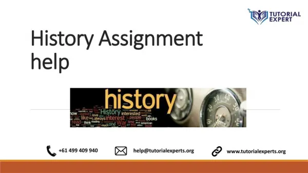 Online History Assignment Help