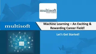 Machine learning online courses, Machine learning online Training, Machine learning Certifications - slide 1