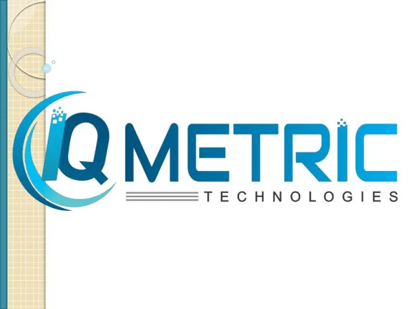 Iqmetrics Technology â€“ dot net website development services, Noida, India