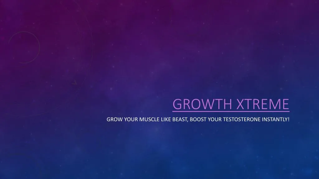 growth xtreme