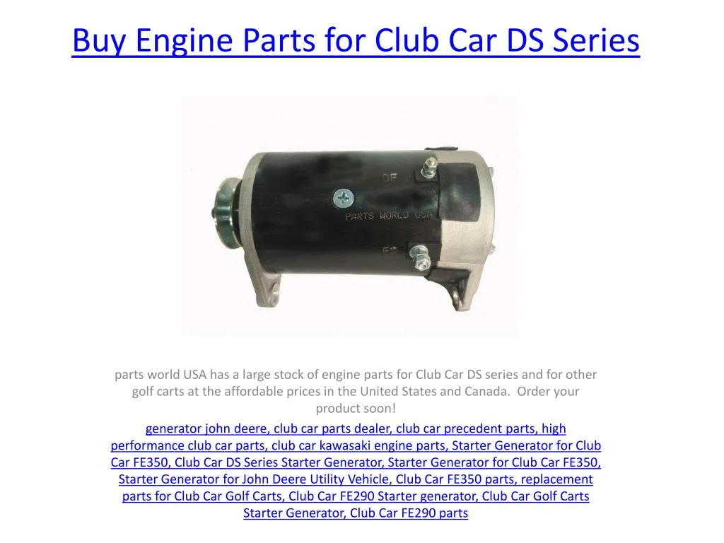 buy engine parts for club car ds series