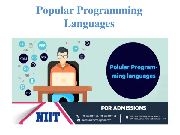 Popular programming languages
