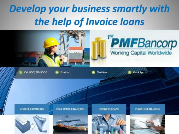 Develop your business smartly with the help of Invoice loans