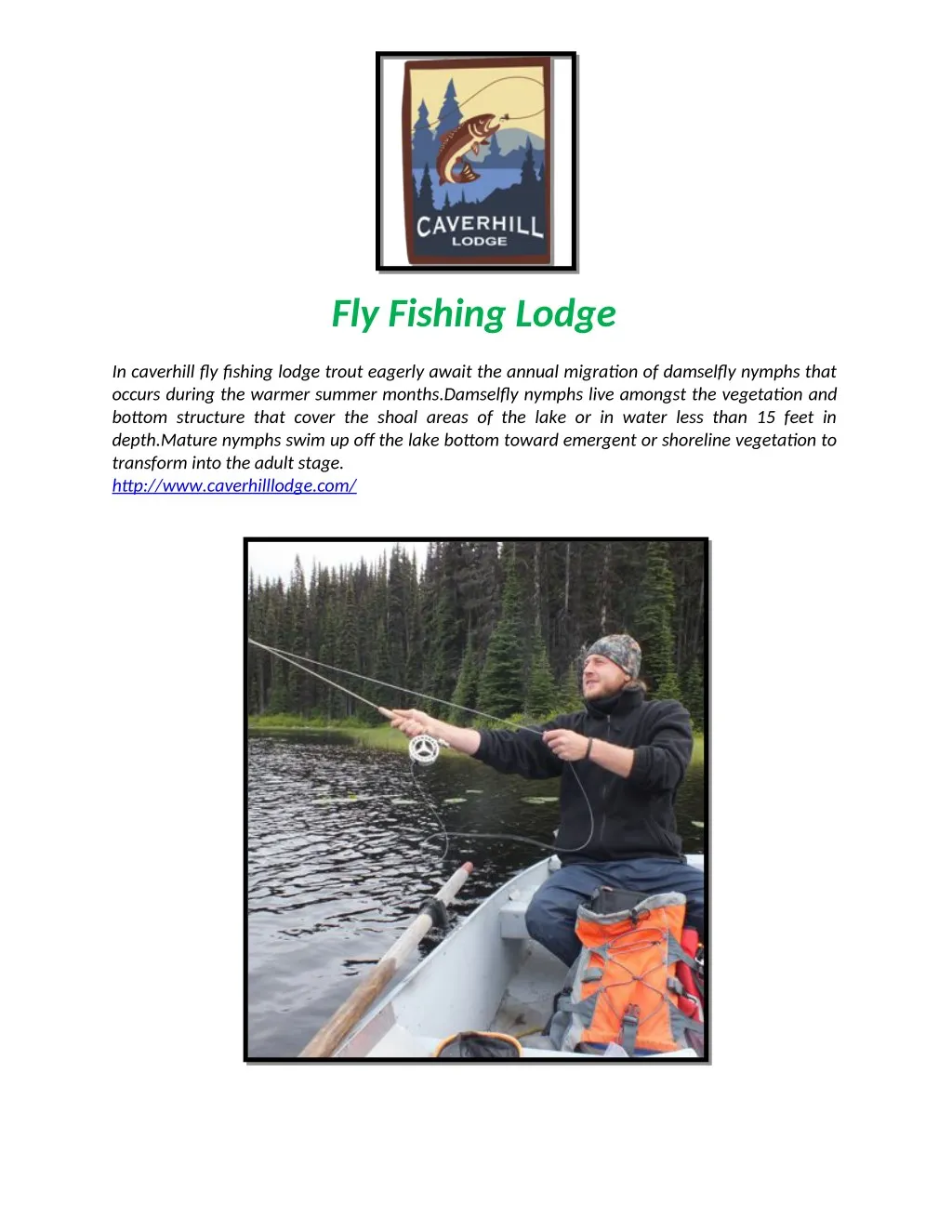 fly fishing lodge