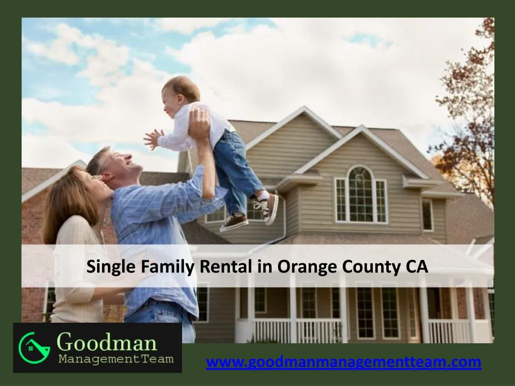 single family rental in orange county ca