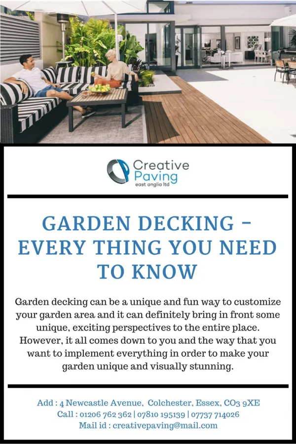 Garden Decking - Every Thing You Need To Know
