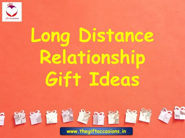 Long Distance Relationship Gift Ideas | Gift Occasions
