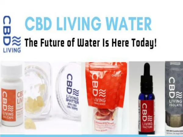 CBD Living Water and Products