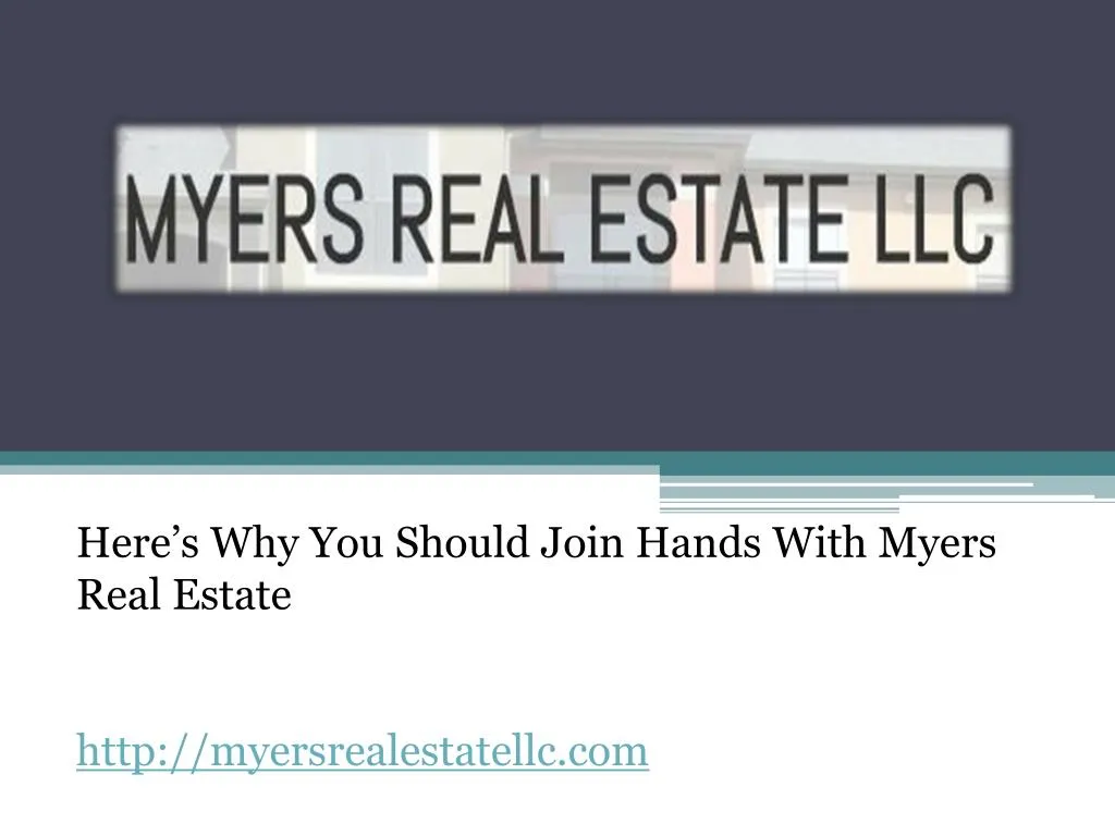 here s why you should join hands with myers real